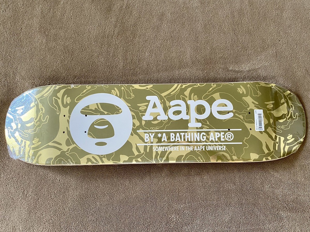 AAPE by A BATHING APE Skate Deck Skateboard Bape Camo Chrome