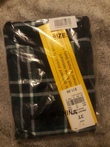 NWT sz 3T FACTORY SEALED BAG PJ'S Boys Nightwear - Picture 2 of 7