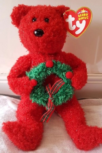 Ty Beanie Baby - HolidayTeddy - Tis is the season for good cheer - Picture 2 of 3
