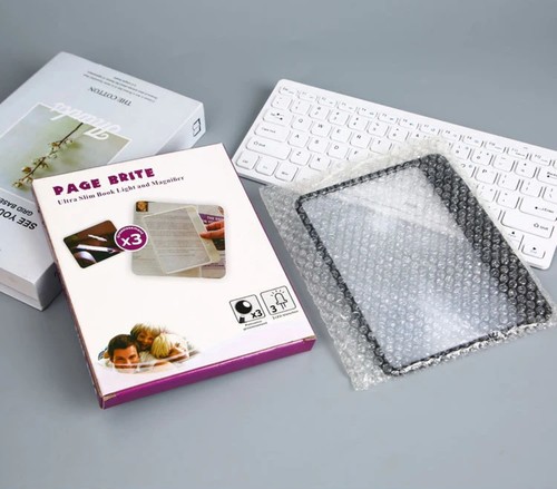 PAGE BRITE Ultra Slim Book 3-LED Light & 3X Magnifier Vision Aid Magazine - Picture 4 of 4