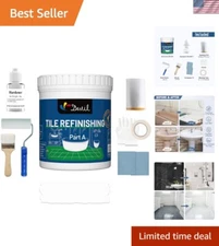 Water-Based Bathtub Paint and Tile Refinishing Kit - Odorless, Easy Application
