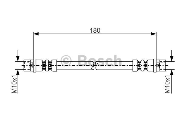 Bosch 1 987 476 018 Brake Hose For Audi Skoda VW VW (Svw)-image
