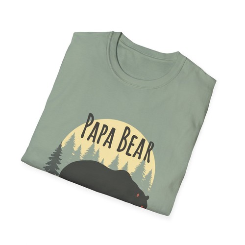 Papa Bär rustikal T-Shirt, perfekt für Vatertag, Papa, Geschenk - Bild 7 von 24