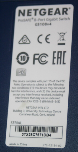 Netgear GS108v4 ProSAFE 8-Port Gigabit Switch - Picture 4 of 7