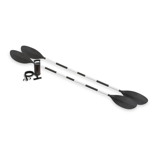 Intex Explorer K2 Yellow 2 Person Inflatable Kayak with Oars & Air Pump (2 Pack) - Picture 4 of 12