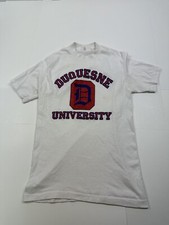 Vintage 80s Duquesne University TNT Shirt Size Medium Single Stitch Made In USA