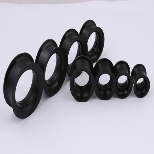 PAIR Soft Flexible Silicone Ear Tunnels Plugs Gauges Earskin Earlets 6g - 1" - Picture 9 of 15