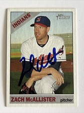 Zach Mcallister Signed 2015 Topps Heritage #515 Autograph Card In Person M703