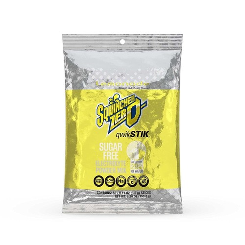 Sqwincher Zero Qwik Stik Electrolyte Drink- Sugar Free- 50 Servings -10 Flavours - Picture 12 of 35