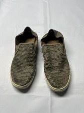 Olukai Pehuea Women  s Slip-on Sneakers Brown Leather Size 9