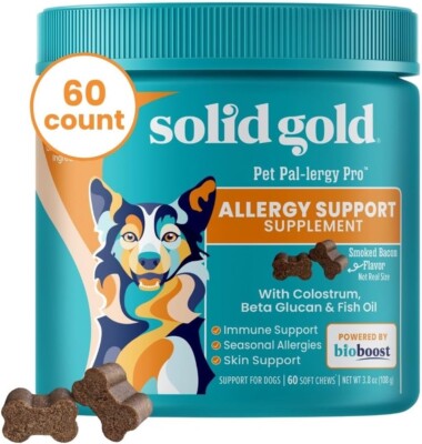 Pet Pal-Lergy Pro , Allergy Support Supplement, For Dogs, Smoked Bacon, 60 Soft