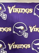 MINNESOTA VIKINGS COTTON FABRIC Sold By The Yard