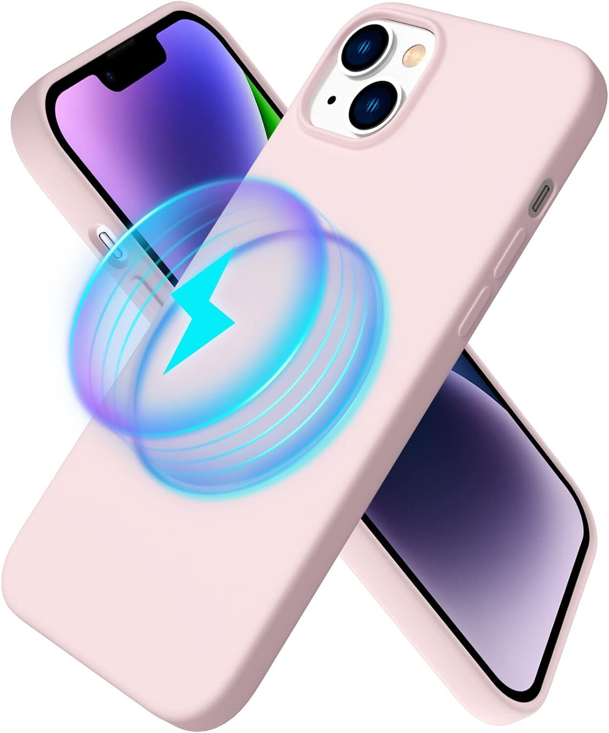 Magnetic Case for iPhone 14 Plus Case [Compatible with MagSafe] with Screen Prot