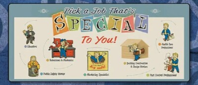 Fallout S.P.E.C.I.A.L. Oversized Deskmat Mouse Pad Mat Vault 33 Official