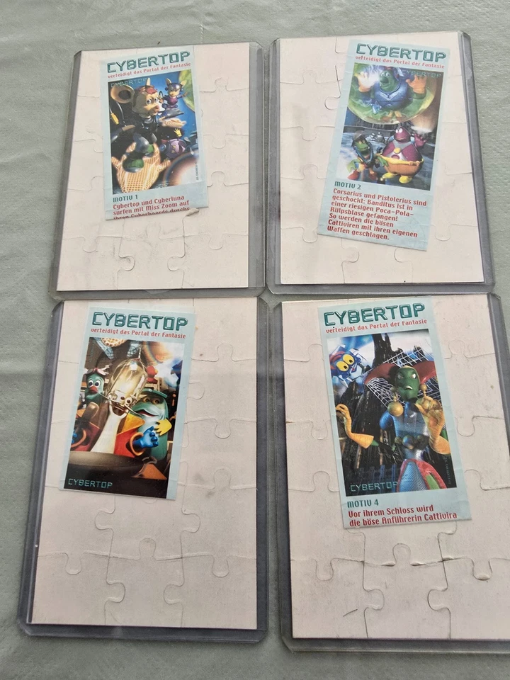 Nr. 3 Ü ei Puzzle CYBERTOP 2002 Satz mit BPZ Rückseite weiß - Bild 2 von 2