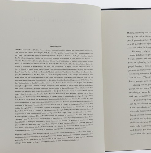 Vintage 1968 Coffee Table Book The Generations of Israel Edited Neal Kozodoy HC - Picture 11 of 11