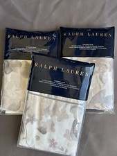 Ralph Lauren Standard Sham in Floral Cream 3pcs MSRP 145 Each