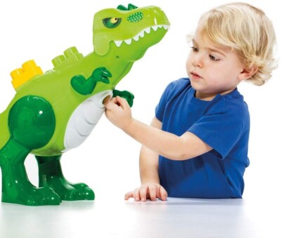VIELE Dinosaurier Bausteine 30 Stück Riese mit Sounds