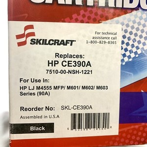 SKILCRAFT HP Toner Cartridge HP CE390A Series 90A Sealed Remanufactured  653598105840 | eBay