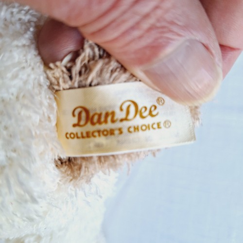 Dan Dee Collectors Choice Dog Plush 12 Inch XOXO Heart Beige Tan Stuffed Animal - Picture 7 of 9