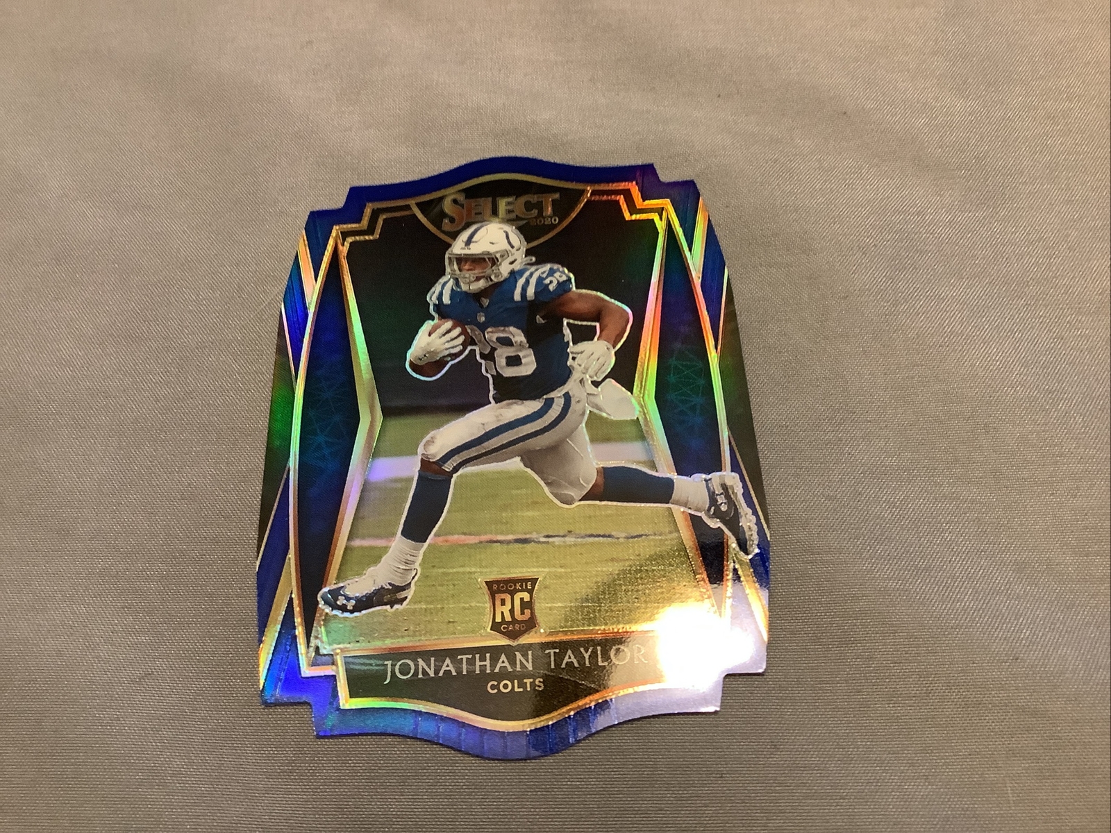2020 Select Jonathan Taylor Blue Die Cut Premier Level Rookie #153