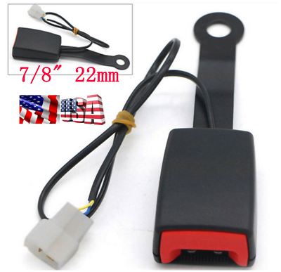 1 Pc Car Seat Belt Lock Buckle With Warning Wire Harness Replacement Accessories