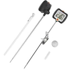 10 Inch Long Digital Candy Thermoometer with Pot Clip,Deep Fry Thermometer