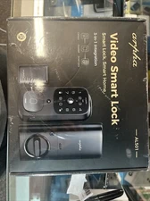 Smart Door Lock with Video Camera - 3 in 1 Camera+Doorbell+Fingerprint Keyles...