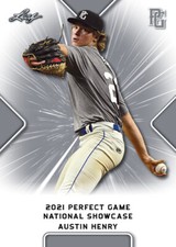 10-Count Lot Austin Henry 2021 Leaf Perfect Game NIKE All-American Rookies