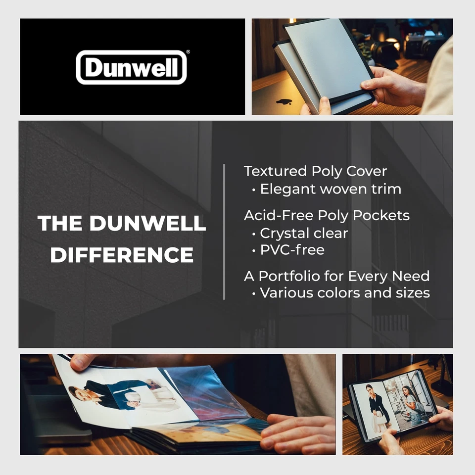 Álbum de fotos pequeño Dunwell 5x7 (paquete de 2 plateados) 5 7 y libro de portafolio de arte cada uno Foto 2 de 4