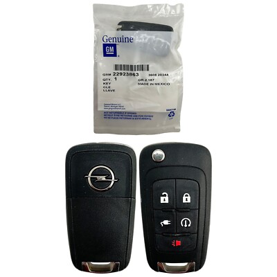 OEM 2011–2014 Opel Ampera 5B Flip Key Remote Fob OHT01060512 | eBay