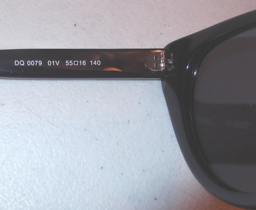 DSQUARED2 Women's DQ0079 01V 55/16 140 Acetate Sunglasses with Case New Black - Picture 12 of 12