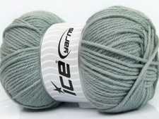 4-Skein Lot Softly Baby Yarn Light 4x100g/210m Grey