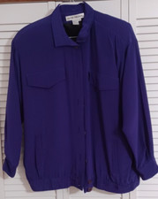 Womens 100% Silk Jacket Size 8 By Lloyd Williams