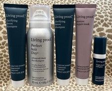 Living Proof Lot of 5: Dry Shampoo Hair Mask Triple Bond Complex 2 Detox Shampoo