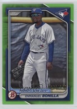 2024 Bowman Prospects Neon Green Border 266/399 Enmanuel Bonilla #BP-53 19gz