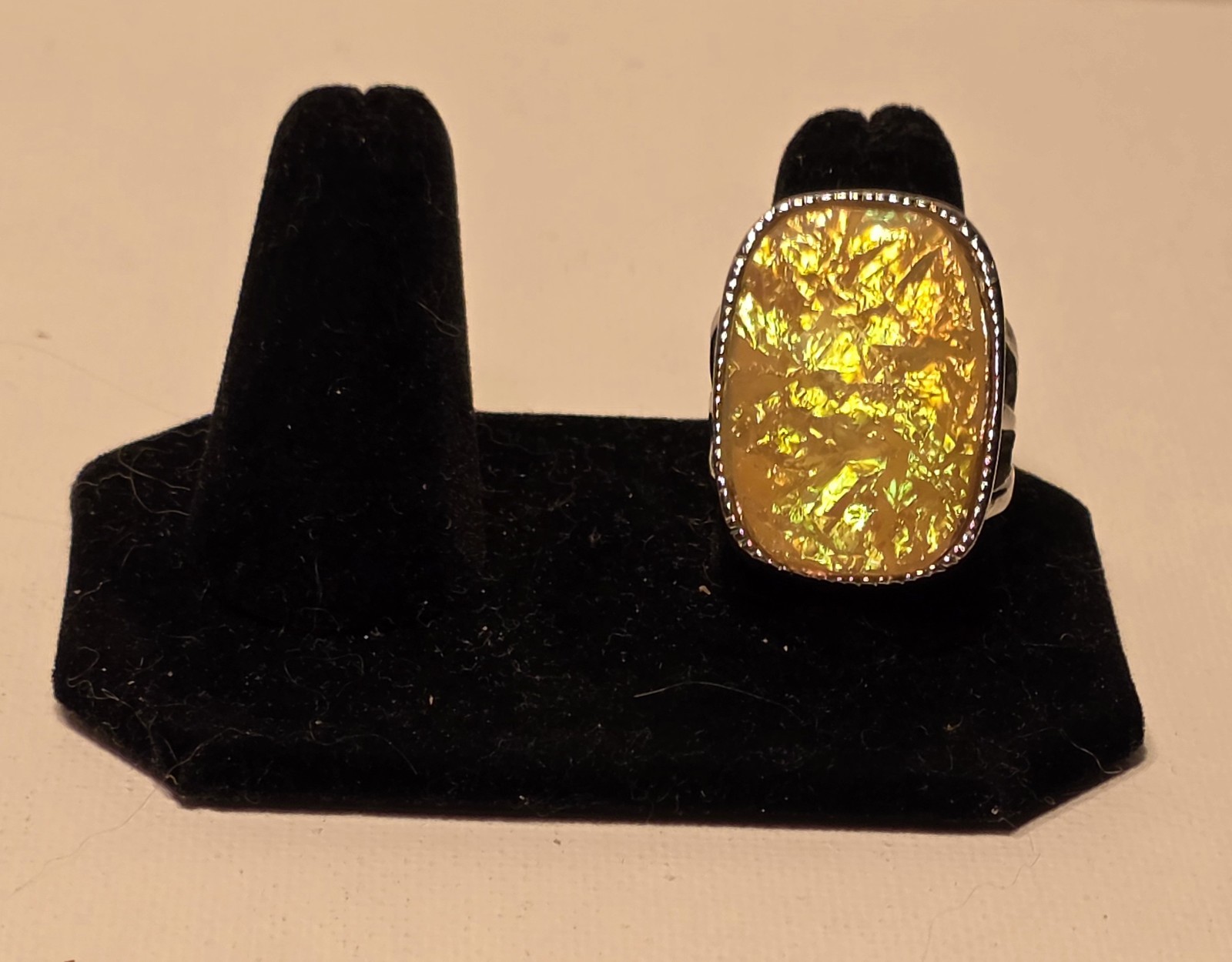 Rounded Rectangular Butterscotch Sparkle Colored … - image 14