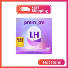 Premom Quantitative Ovulation Test Strips, Ovulation Predictor Kit with Smart Di