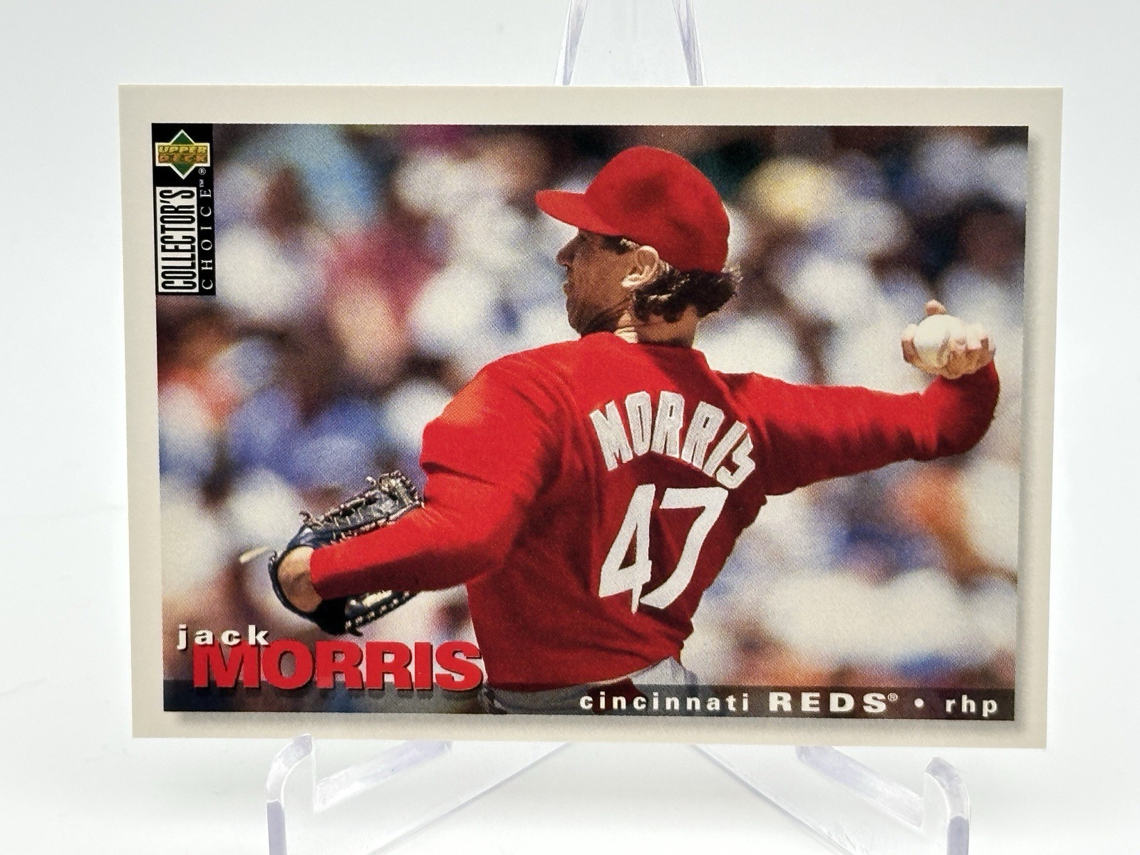 1995 Collectors Choice Jack Morris HOF #433 Cincinnati Reds