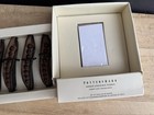 (Set/4) NEW Pottery Barn Metal Peapod Place Card Holders w/20 White Placecards — photo 4