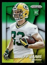 2014 PANINI PRIZM JEFF JANIS 225 MINT NEON GREEN YELLOW RC GREEN BAY PACKERS