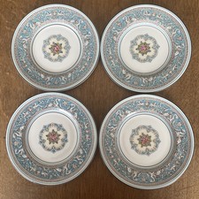 Wedgwood Florentine Turquoise Tea Plates Set Of 4