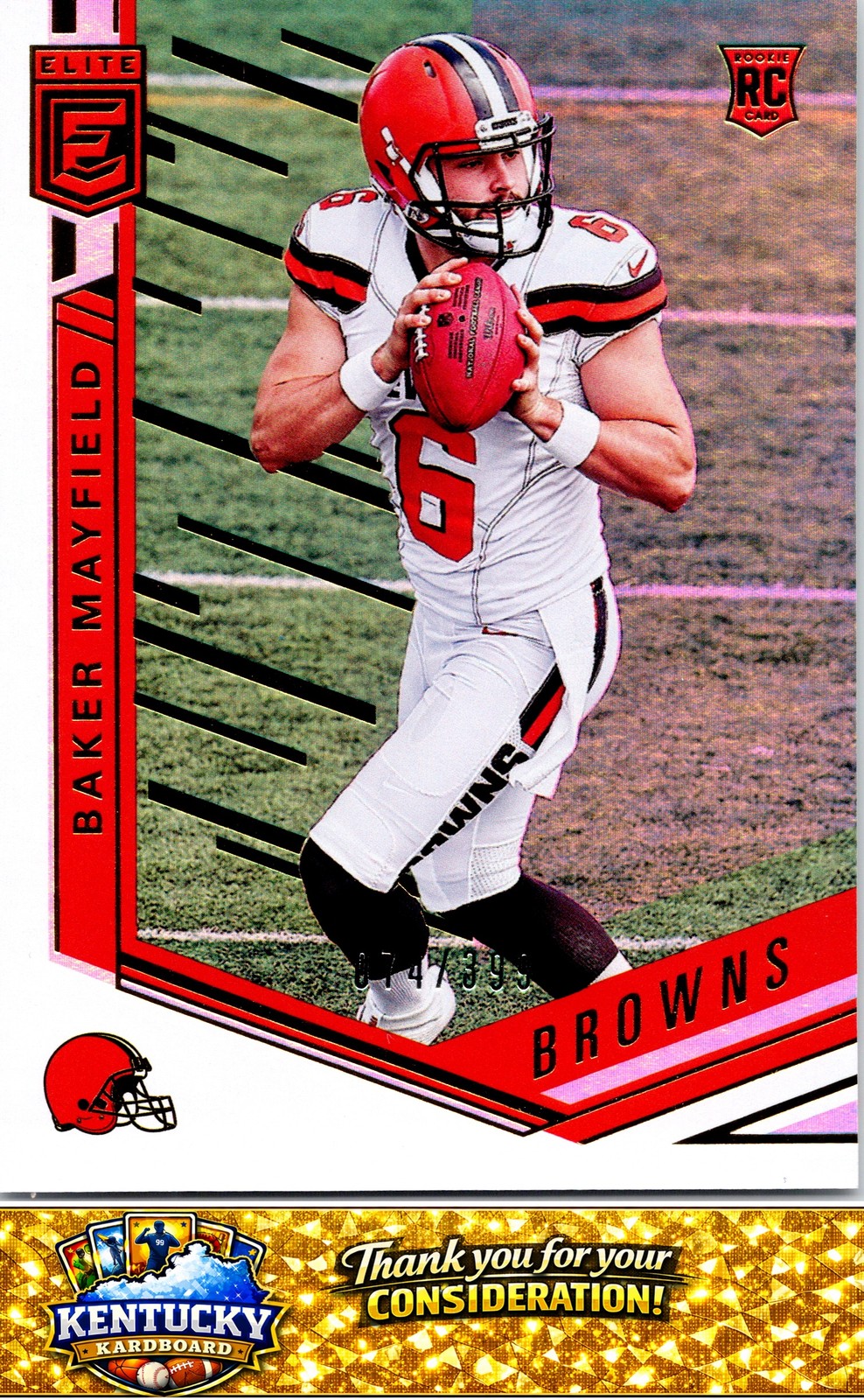 2018 Donruss Elite #153 Baker Mayfield #/399 Rookie