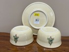 HOMER LAUGHLIN FIESTA CHRISTMAS TREE *LOT of 3 *2 GUSTO BOWLS *1 NWT 9" PLATE — photo 2