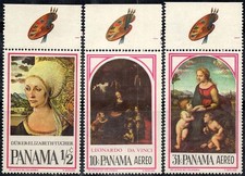 Panama 1966 Mi. 873A-875A Neuf ** 100% ART, Peintures