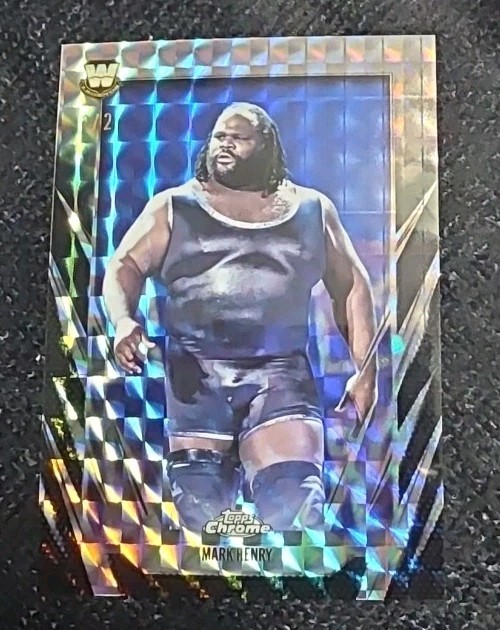 MARK HENRY 2026 TOPPS CHROME WWE BLACK GEOMTRIC SSP #2/2 CARD #138