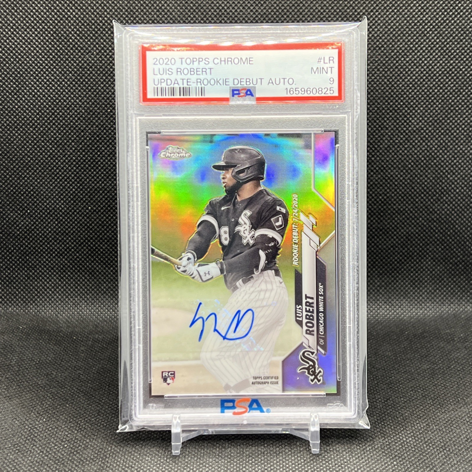 2020 Topps Chrome Update Luis Robert RC Auto PSA 9 White Sox Mets Orioles