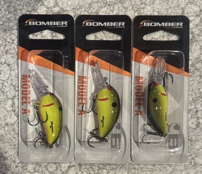3 Packs Bomber Model A 05 Chartreuse Black Scales