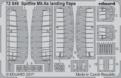 Eduard Models 1/72 Supermarine Spitfire Mk.IIa Landing Flaps for Revell (1PE)