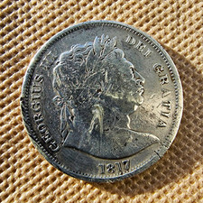 Great Britain 1816 Half Crown Coin, Milled Era (1816-1837), Uncertified